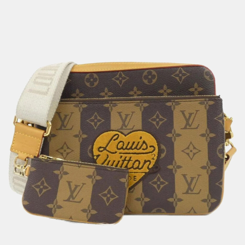 Louis Vuitton Trio Messenger Monogram Stripe Canvas Shoulder Bag Louis Vuitton Trio Messenger Monogram Stripe Canvas Shoulder Bag