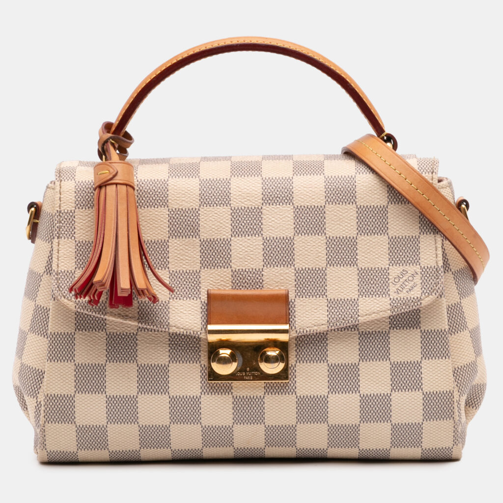 Louis Vuitton Grey White Damier Azur Croisette Louis Vuitton Grey White Damier Azur Croisette