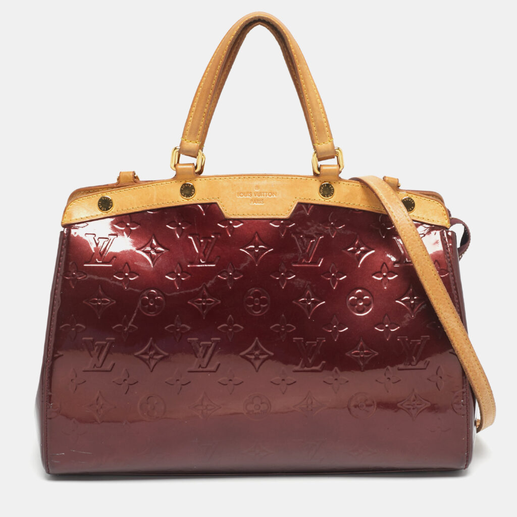 Louis Vuitton Rouge Fauviste Monogram Vernis Brea MM Bag Louis Vuitton Rouge Fauviste Monogram Vernis Brea MM Bag