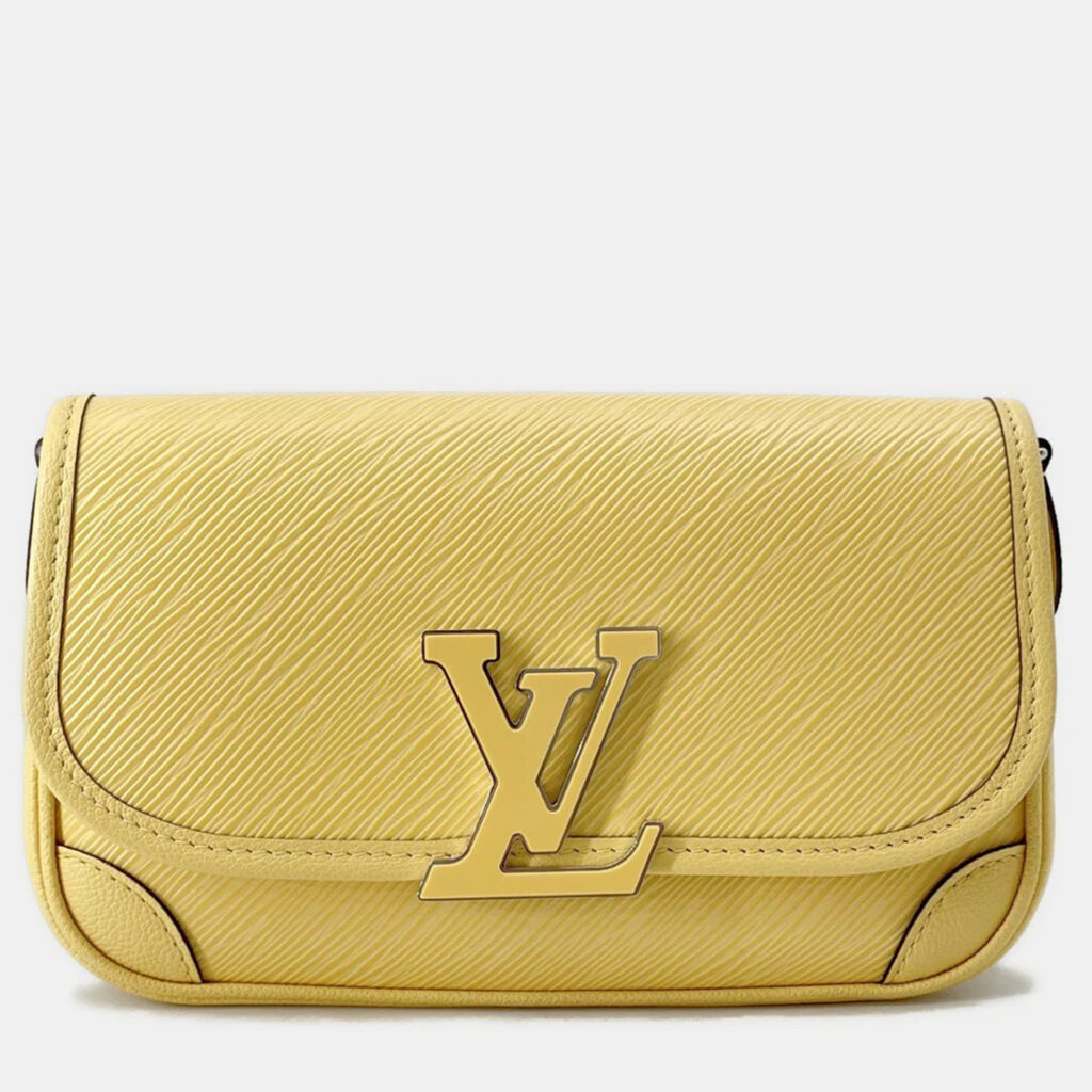 Louis Vuitton Buci NM Yellow Epi Leather Shoulder Bag Louis Vuitton Buci NM Yellow Epi Leather Shoulder Bag