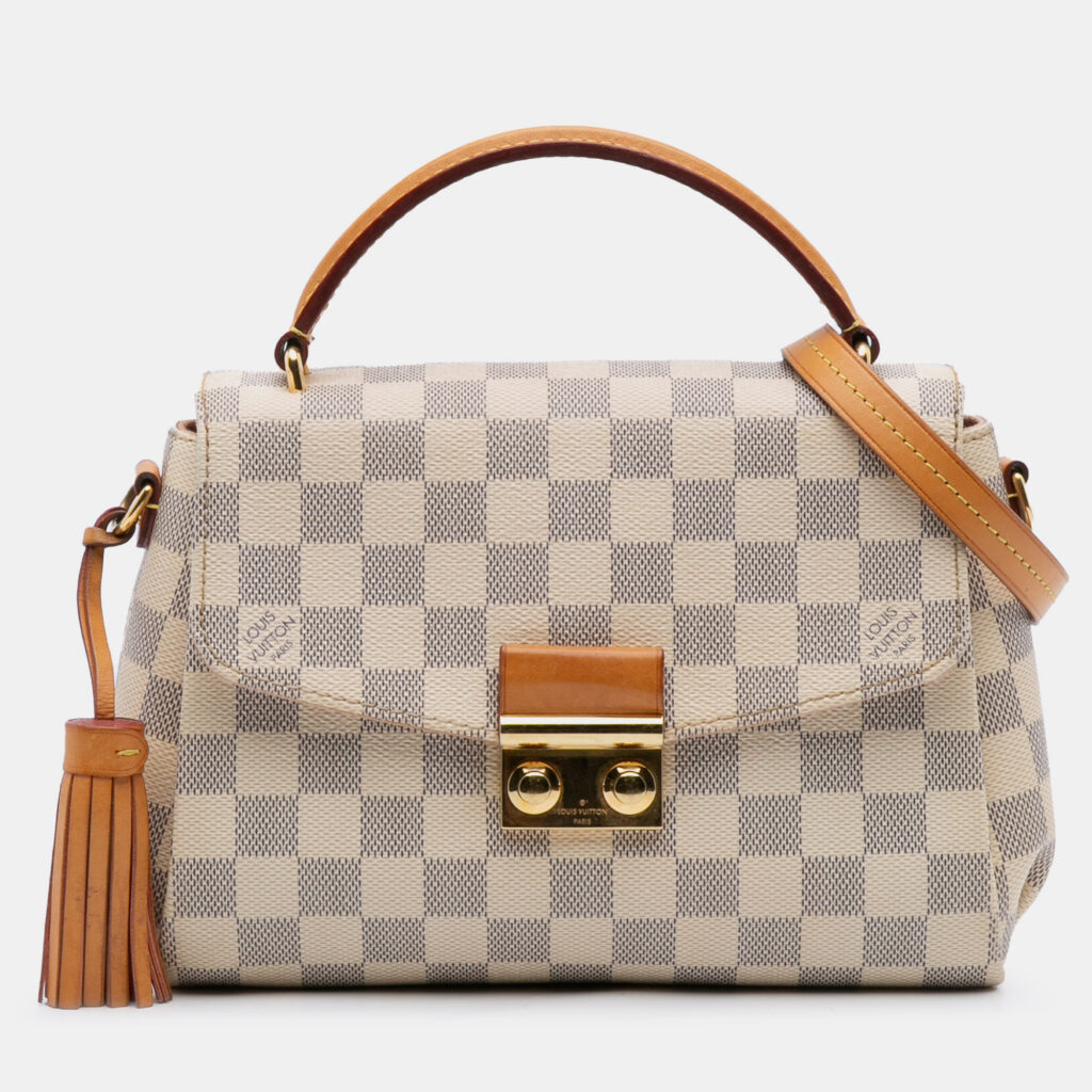 Louis Vuitton White Damier Azur Croisette Louis Vuitton White Damier Azur Croisette