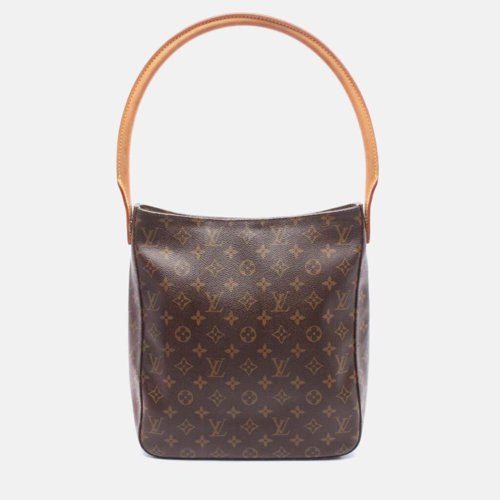 Louis Vuitton Looping GM Brown Monogram Canvas Shoulder Bag Louis Vuitton Looping GM Brown Monogram Canvas Shoulder Bag