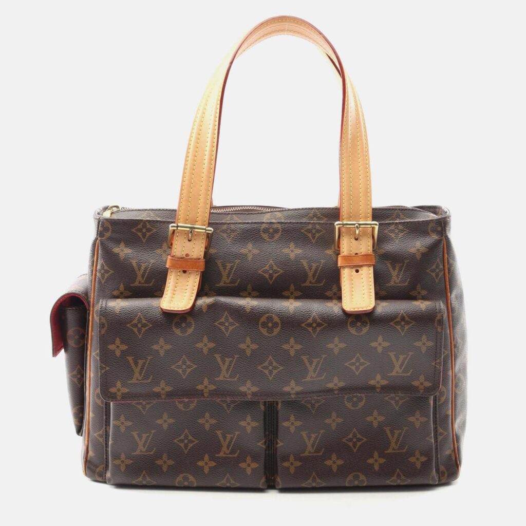 Louis Vuitton Multipli-Cite Brown Monogram Canvas Shoulder Bag Louis Vuitton Multipli-Cite Brown Monogram Canvas Shoulder Bag