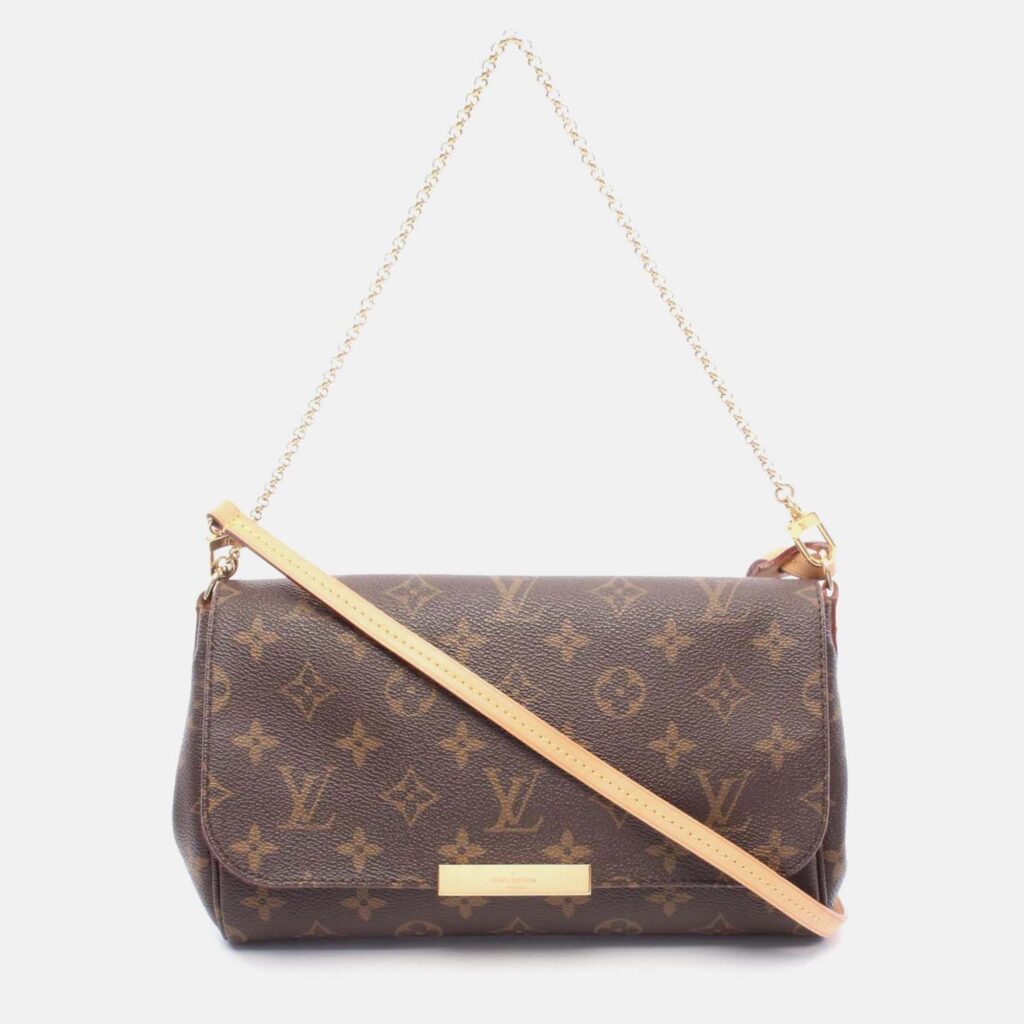 Louis Vuitton Favorite MM Monogram 2-Way Chain Shoulder Handbag