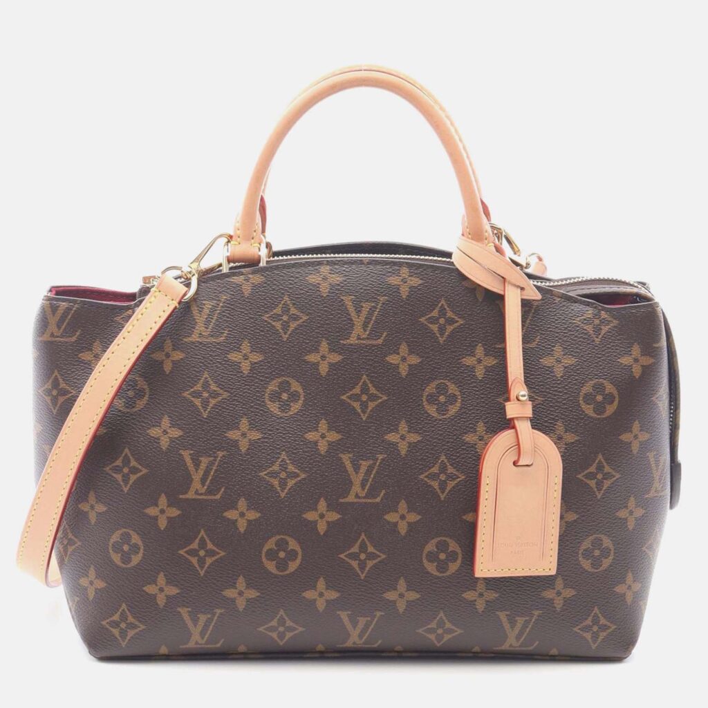 Louis Vuitton Petit Palais PM Brown Monogram Canvas Shoulder Bag Louis Vuitton Petit Palais PM Brown Monogram Canvas Shoulder Bag