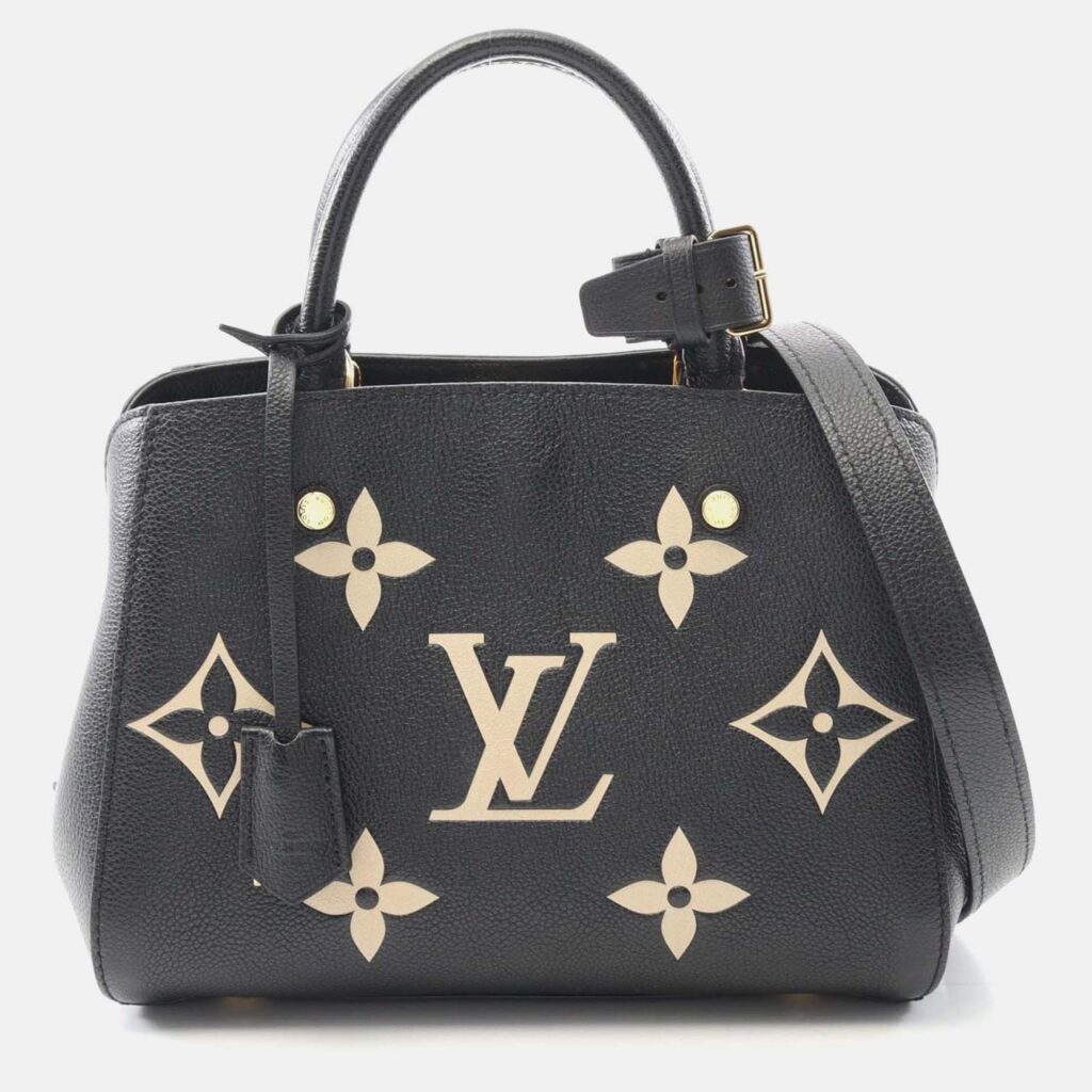 Louis Vuitton Montaigne Bb Bi-Color Monogram Empreinte Shoulder Bag
