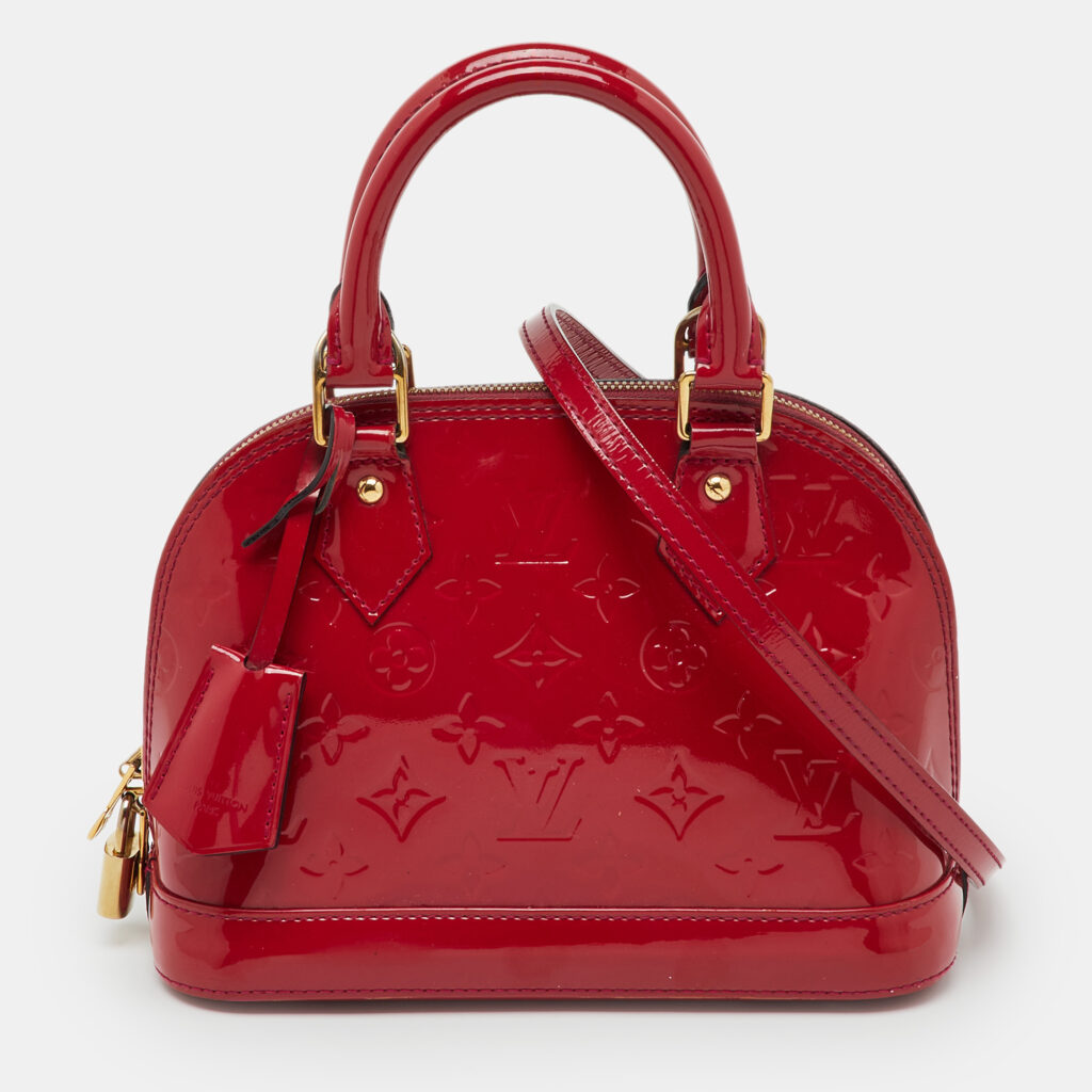 Louis Vuitton Indian Rose Monogram Vernis Alma BB Bag Louis Vuitton Indian Rose Monogram Vernis Alma BB Bag