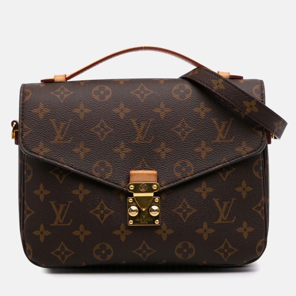 Louis Vuitton Brown Monogram Pochette Metis