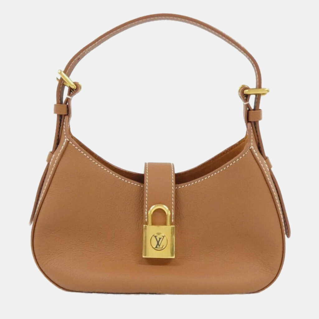 Louis Vuitton Lowkey Cognac Leather Shoulder Bag