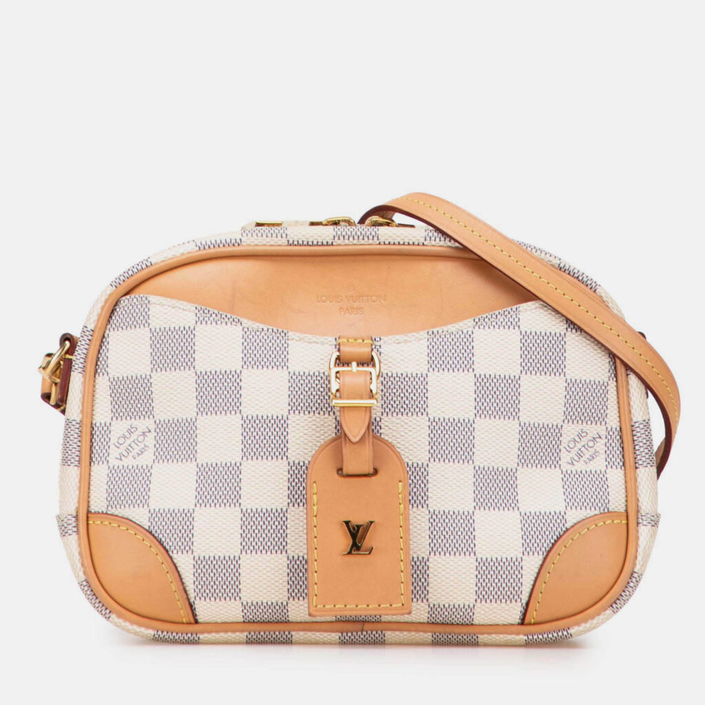 Louis Vuitton Blue/White Damier Azur Mini Deauville Louis Vuitton Blue/White Damier Azur Mini Deauville