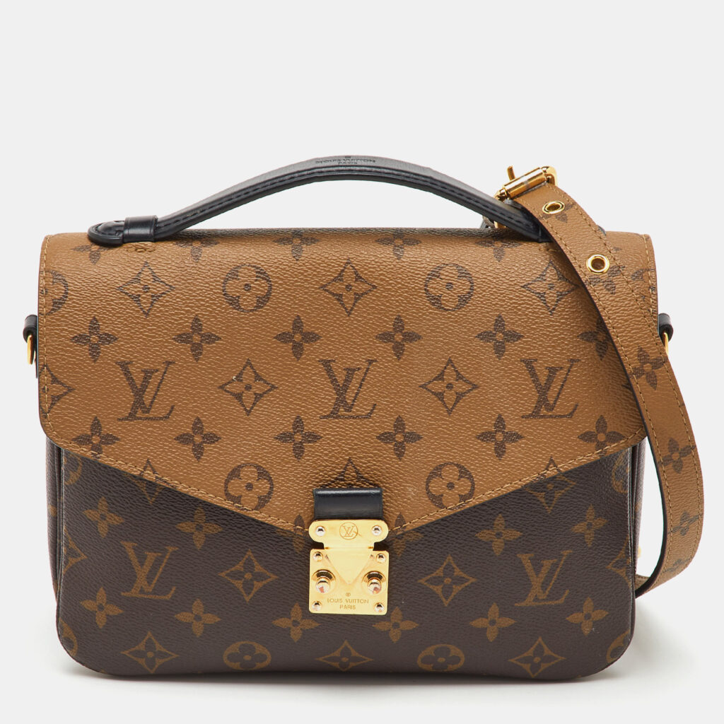 Louis Vuitton Monogram Reverse Canvas Pochette Metis Bag