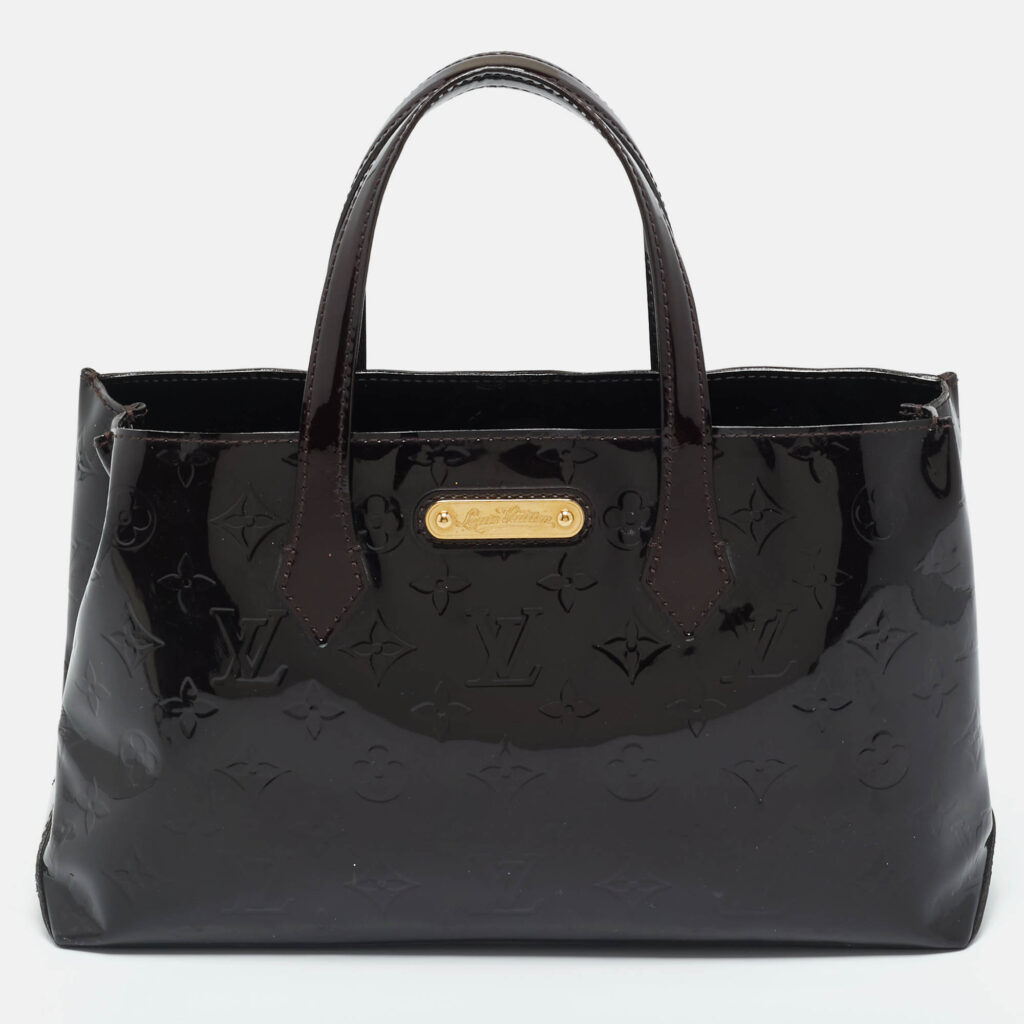 Louis Vuitton Amarante Monogram Vernis Leather Wilshire PM Bag Louis Vuitton Amarante Monogram Vernis Leather Wilshire PM Bag