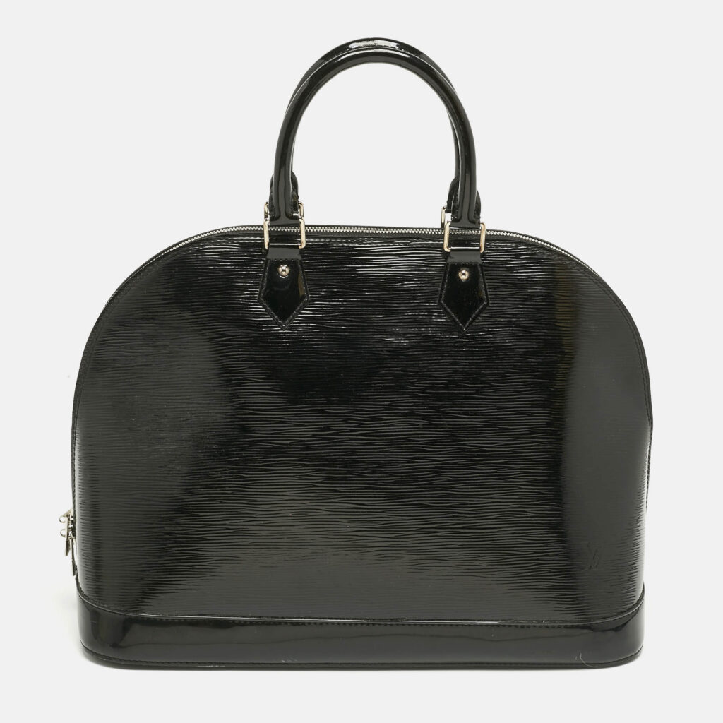 Louis Vuitton Black Electric Epi Leather Alma GM Bag Louis Vuitton Black Electric Epi Leather Alma GM Bag