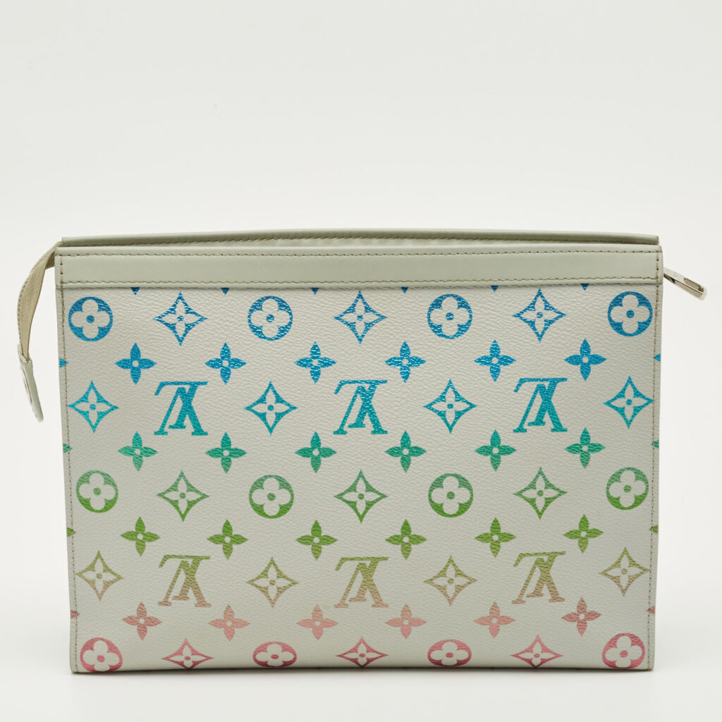 Louis Vuitton Gradient Grey Monogram Canvas Pochette Voyage MM Louis Vuitton Gradient Grey Monogram Canvas Pochette Voyage MM
