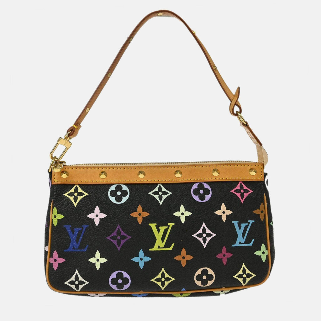 Louis Vuitton Black Multicolor Pochette Accessoires Louis Vuitton Black Multicolor Pochette Accessoires