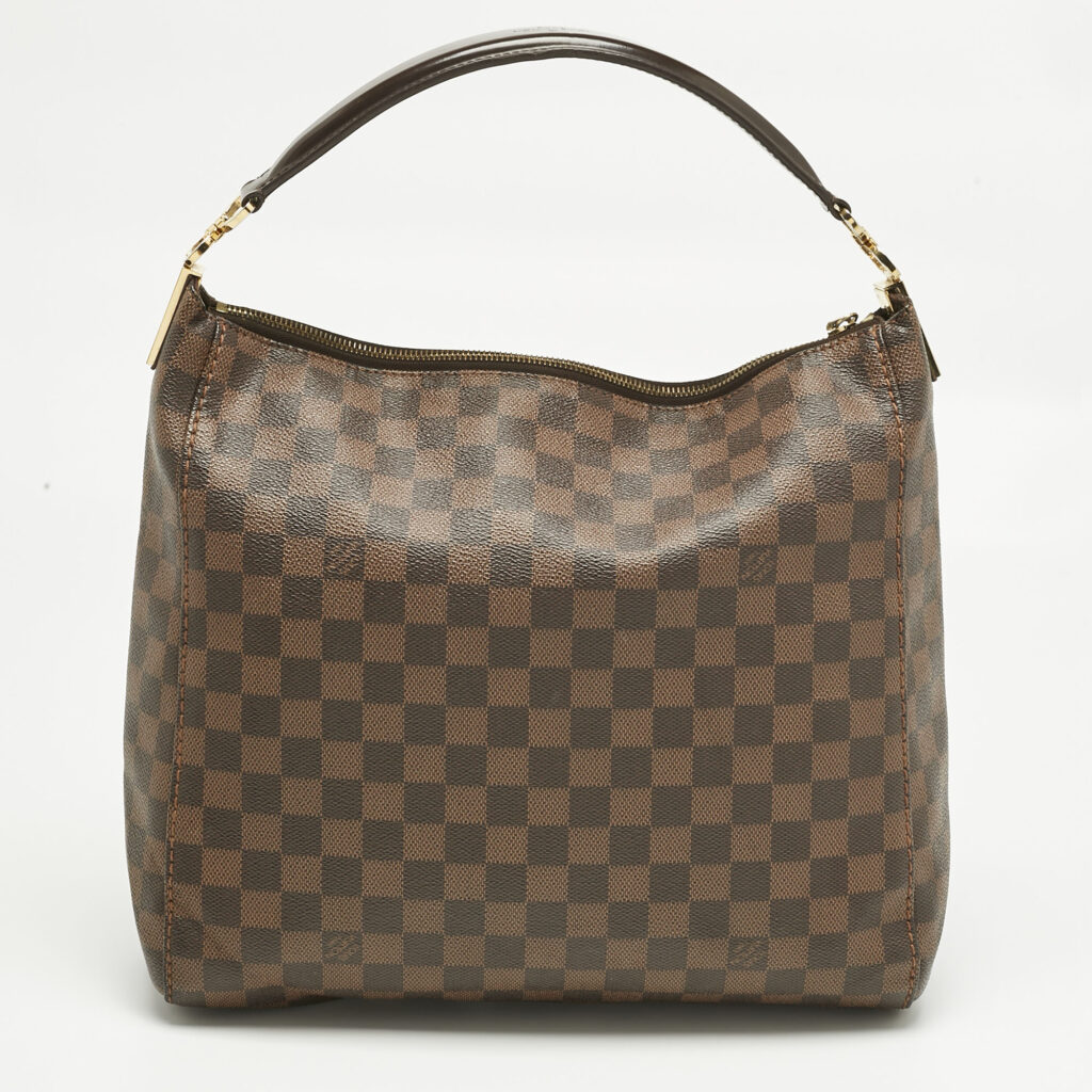 Louis Vuitton Damier Ebene Canvas Portobello PM Bag