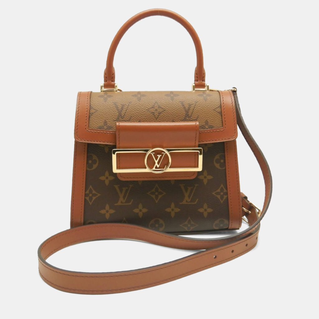 Louis Vuitton Dauphine Capitale Brown Monogram Reverse Handbag
