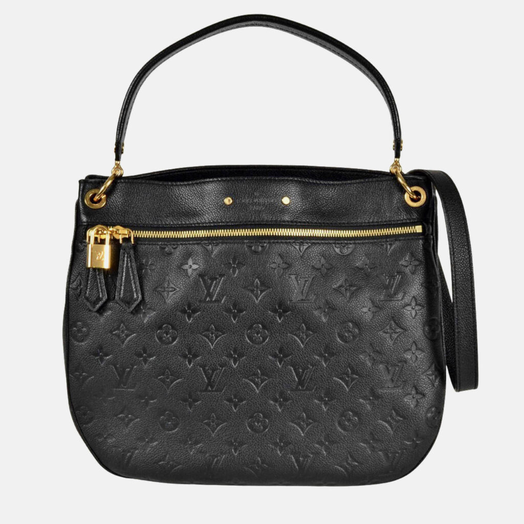 Louis Vuitton Spontini Shoulder Bag Monogram Empreinte Black Louis Vuitton Spontini Shoulder Bag Monogram Empreinte Black