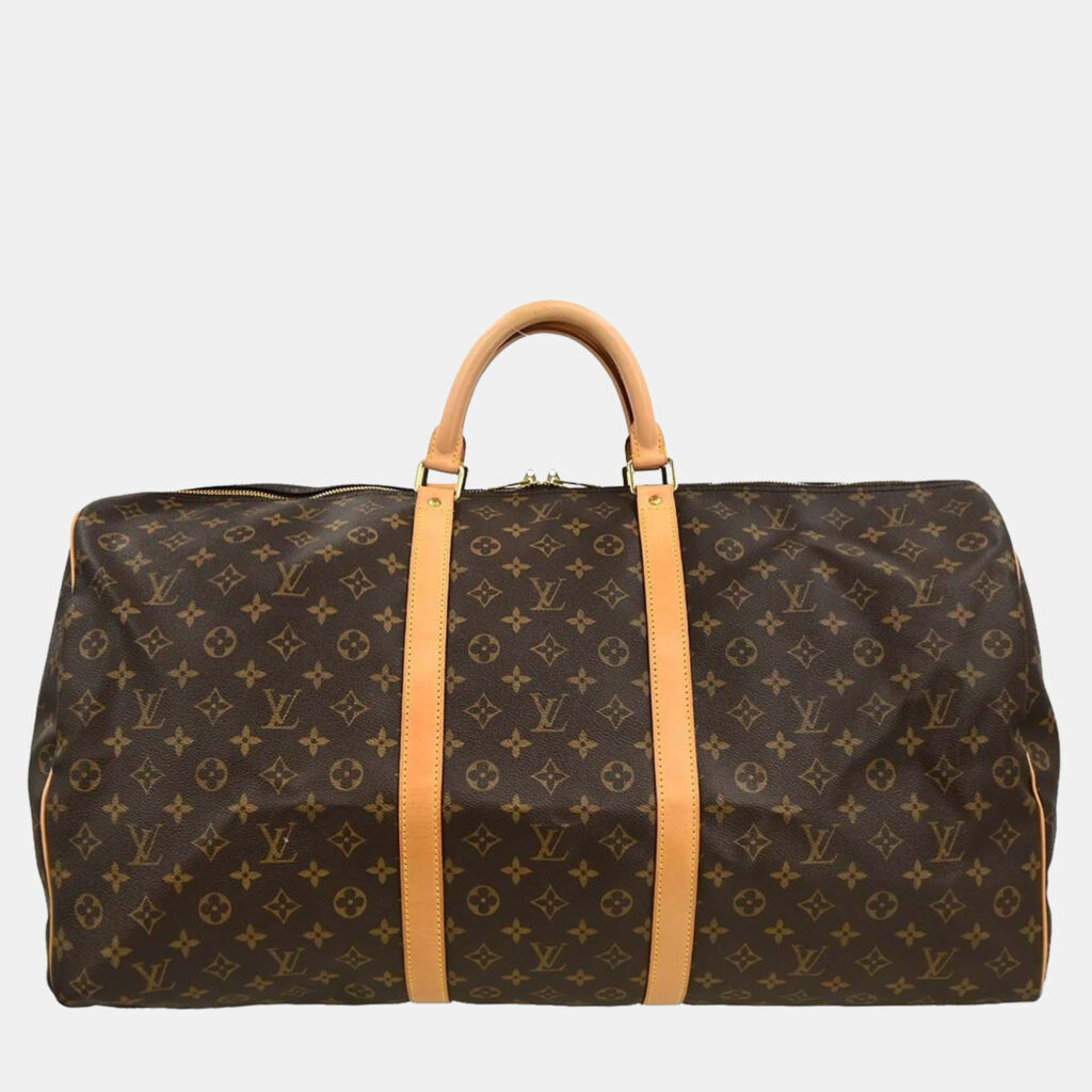 Louis Vuitton Monogram Keepall 60 Duffle Handbag Louis Vuitton Monogram Keepall 60 Duffle Handbag