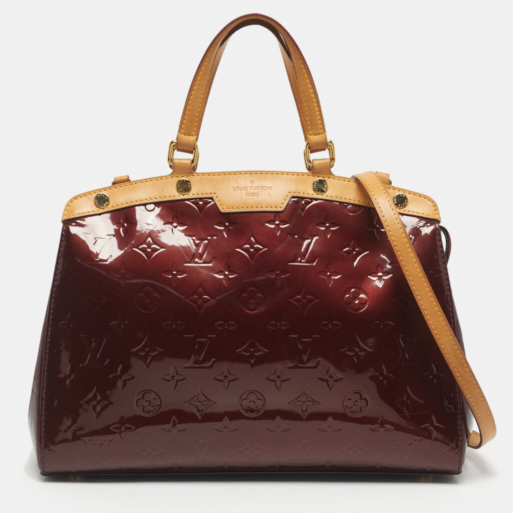 Louis Vuitton Rouge Fauviste Monogram Vernis Brea MM Bag Louis Vuitton Rouge Fauviste Monogram Vernis Brea MM Bag