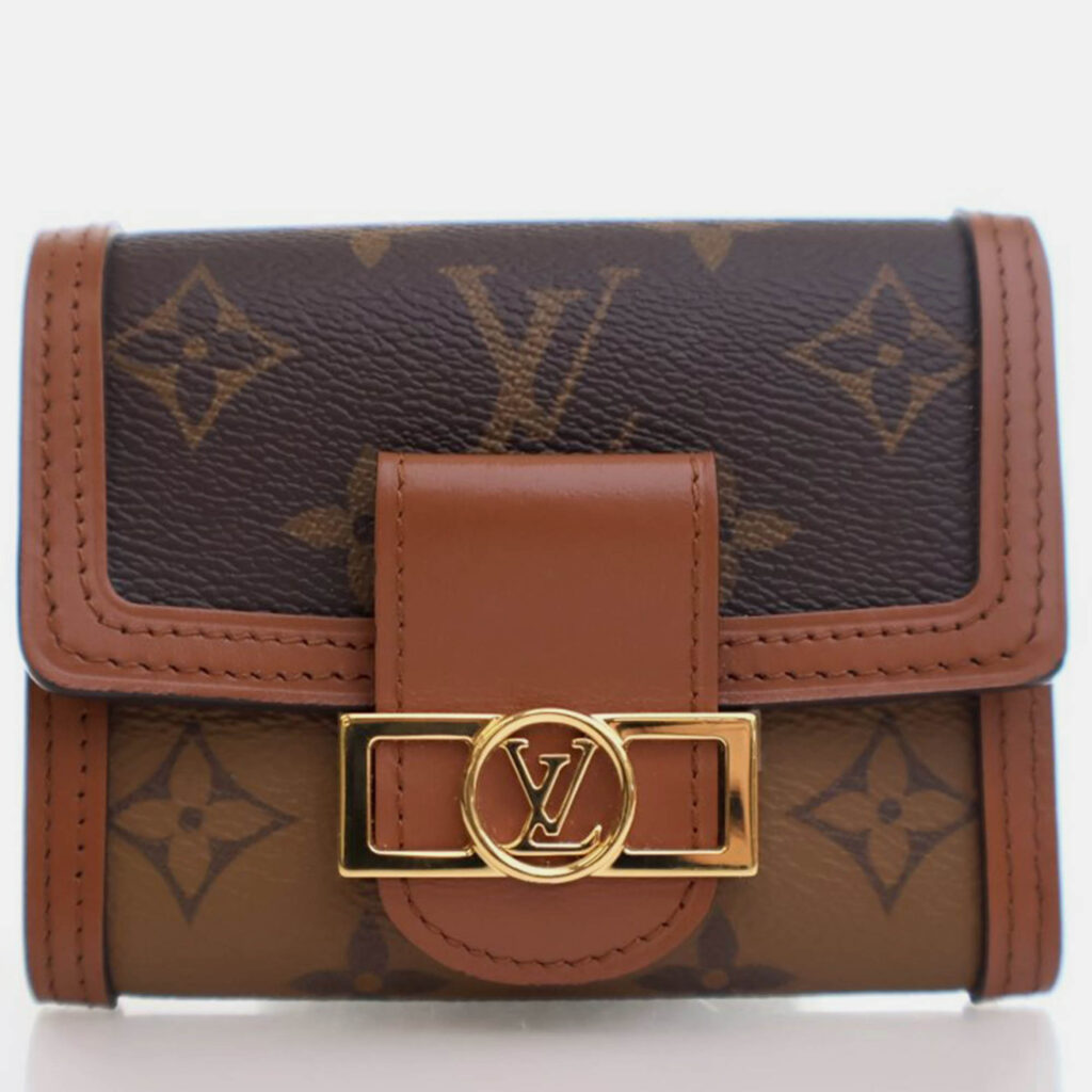Louis Vuitton Brown Monogram Dauphine Wallet Louis Vuitton Brown Monogram Dauphine Wallet