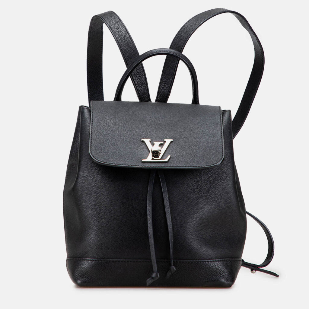 Louis Vuitton Black Leather Taurillon Lockme Backpack Louis Vuitton Black Leather Taurillon Lockme Backpack