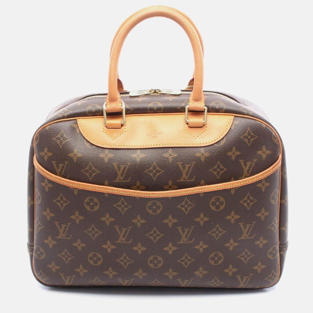 Louis Vuitton Deauville Monogram Canvas Bowling Vanity Handbag