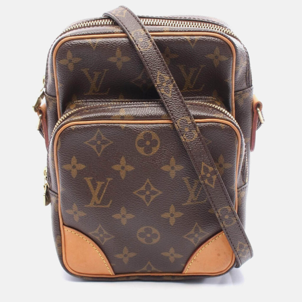 Louis Vuitton Amazon Brown Monogram Canvas Crossbody Shoulder Bag