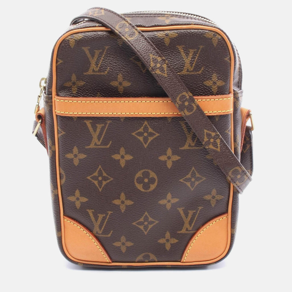 Louis Vuitton Danube Brown Monogram Shoulder Crossbody Bag