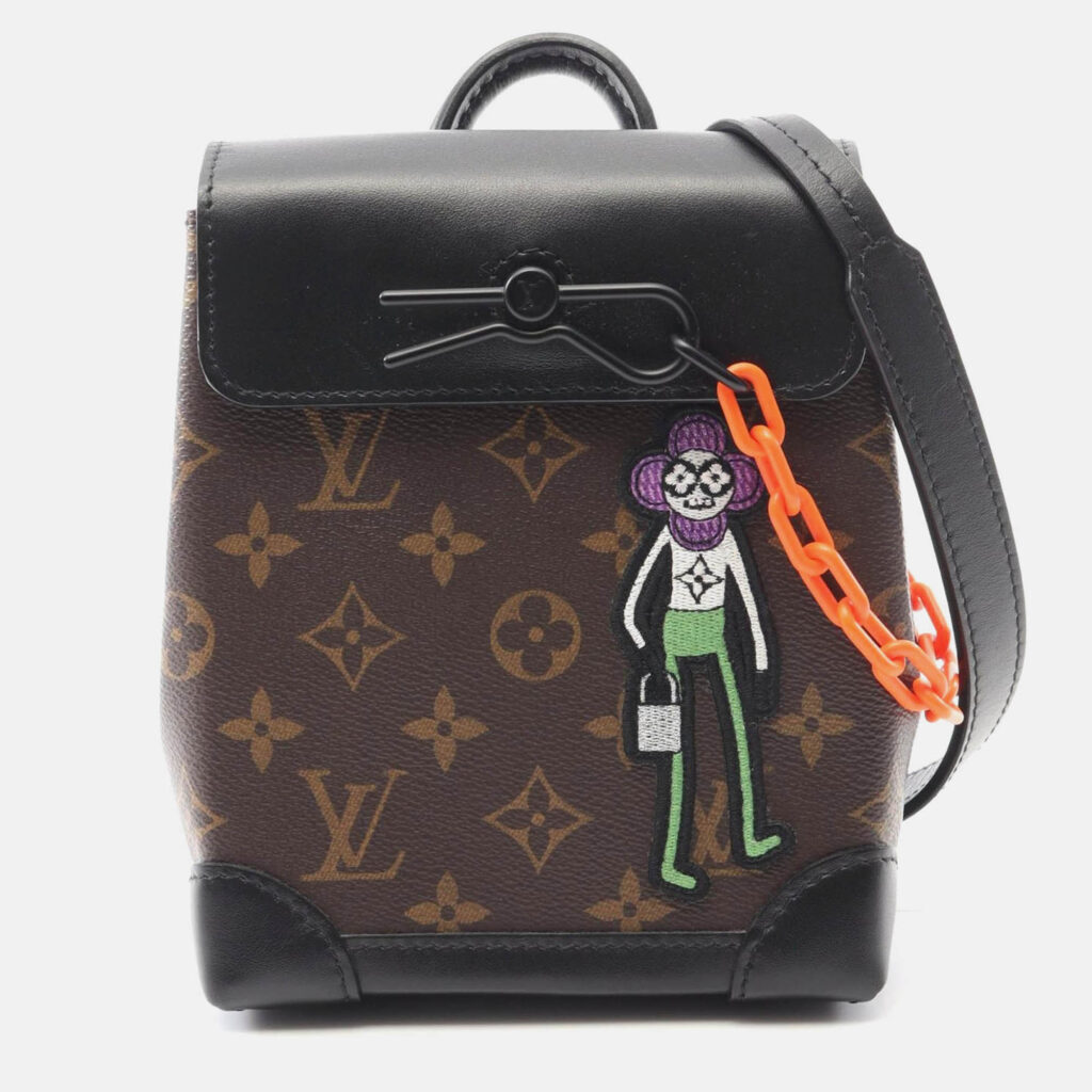 Louis Vuitton Steamer XS LV Friend Brown/Black Monogram Shoulder Bag