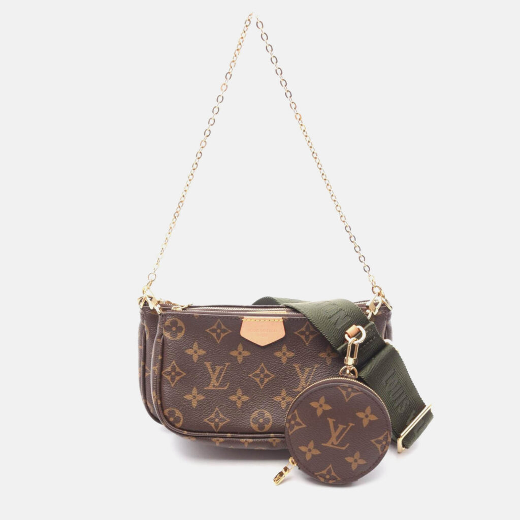 Louis Vuitton Multi Pochette Accessoires Shoulder Bag Monogram Khaki