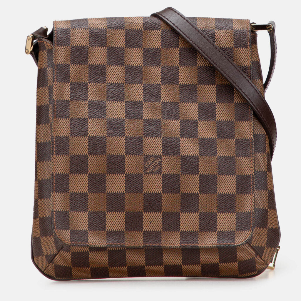 Louis Vuitton Brown Damier Ebene Musette Salsa Long Strap Louis Vuitton Brown Damier Ebene Musette Salsa Long Strap