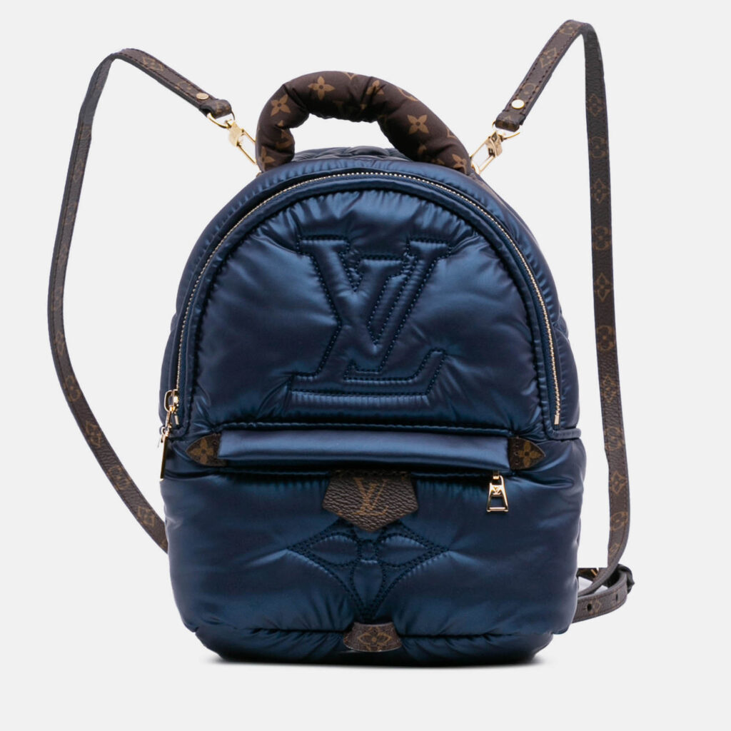 Louis Vuitton Navy Blue Monogram Econyl Pillow Mini Palm Springs Louis Vuitton Navy Blue Monogram Econyl Pillow Mini Palm Springs