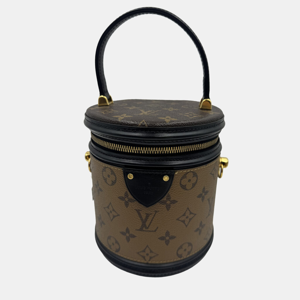 Louis Vuitton Cannes Brown Monogram Reverse Canvas Shoulder Bag