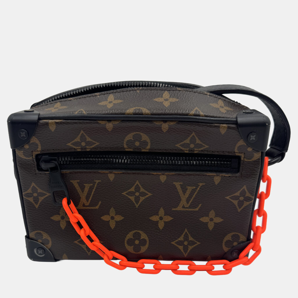 Louis Vuitton Mini Soft Trunk Shoulder Bag Monogram Solar Ray Black