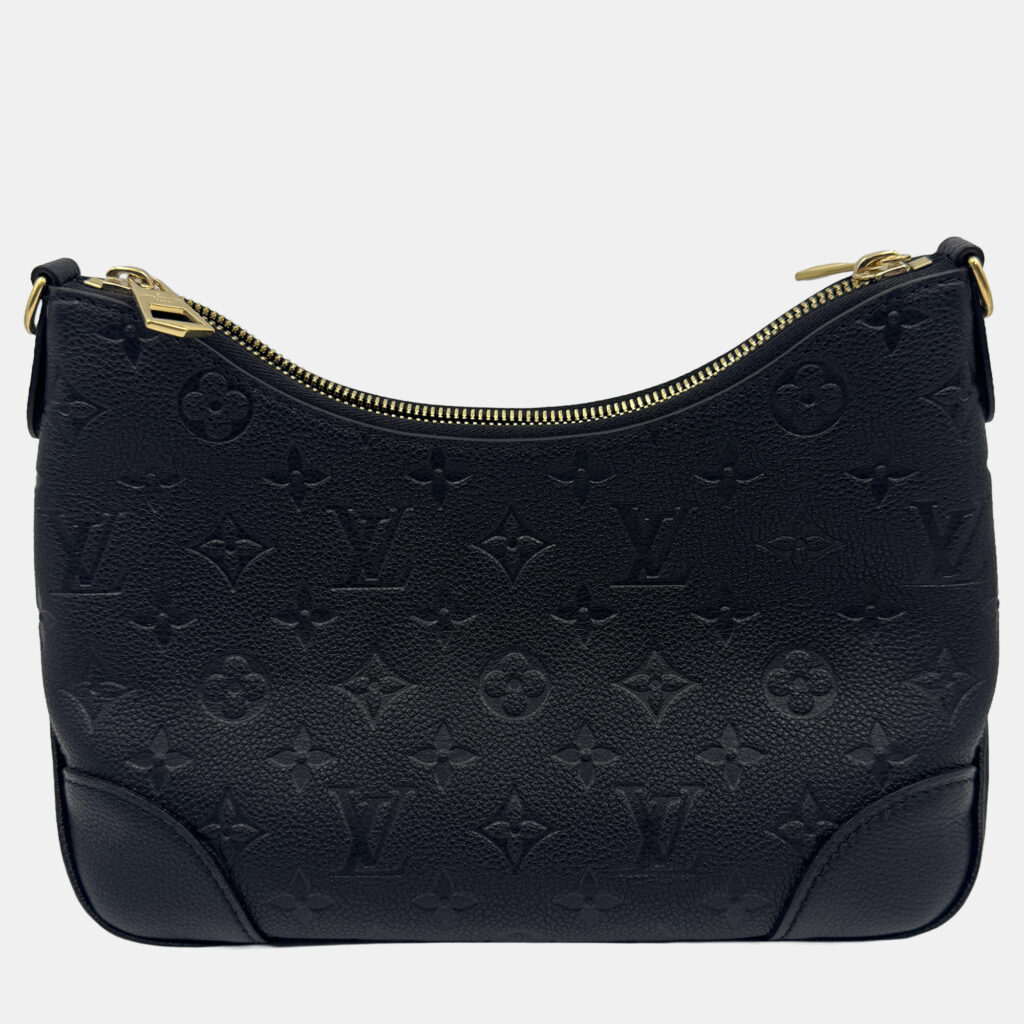 Louis Vuitton Boulogne NM Handbag Coated Monogram Black
