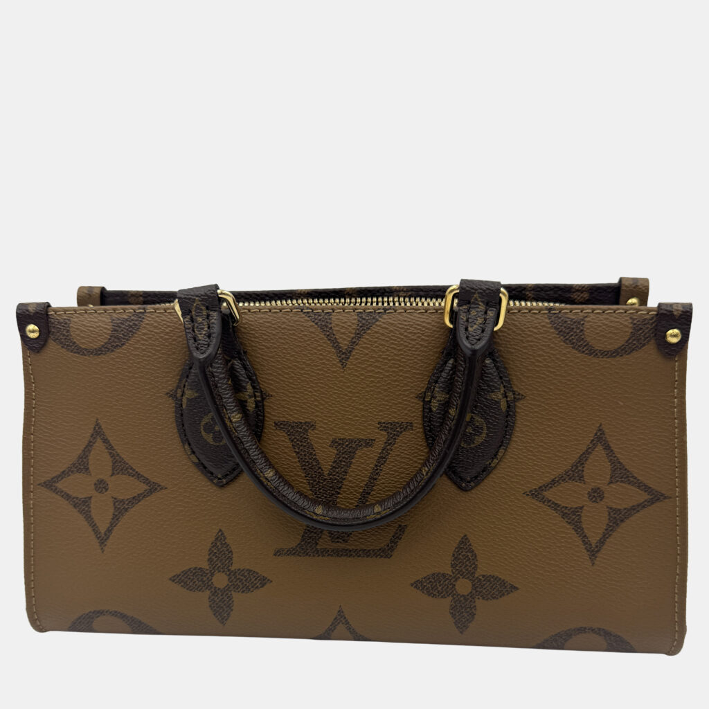 Louis Vuitton Monogram Reverse Giant Canvas Onthego East West Bag Louis Vuitton Monogram Reverse Giant Canvas Onthego East West Bag