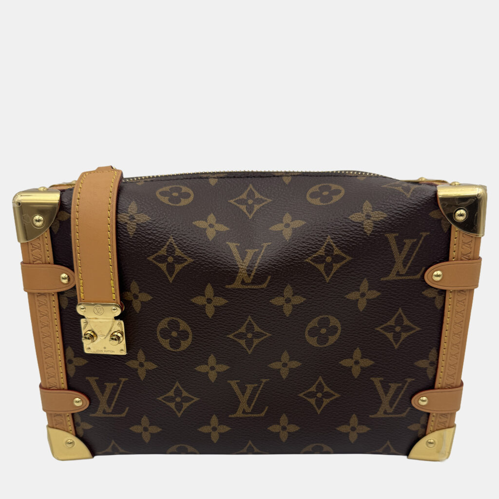 Louis Vuitton Side Trunk Brown Monogram Size MM