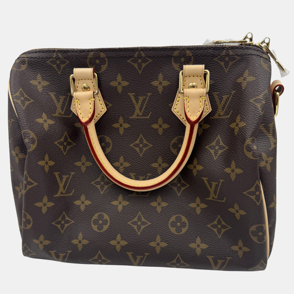 Louis Vuitton Speedy Bandouliere 25 Brown Monogram Canvas Shoulder Bag Louis Vuitton Speedy Bandouliere 25 Brown Monogram Canvas Shoulder Bag
