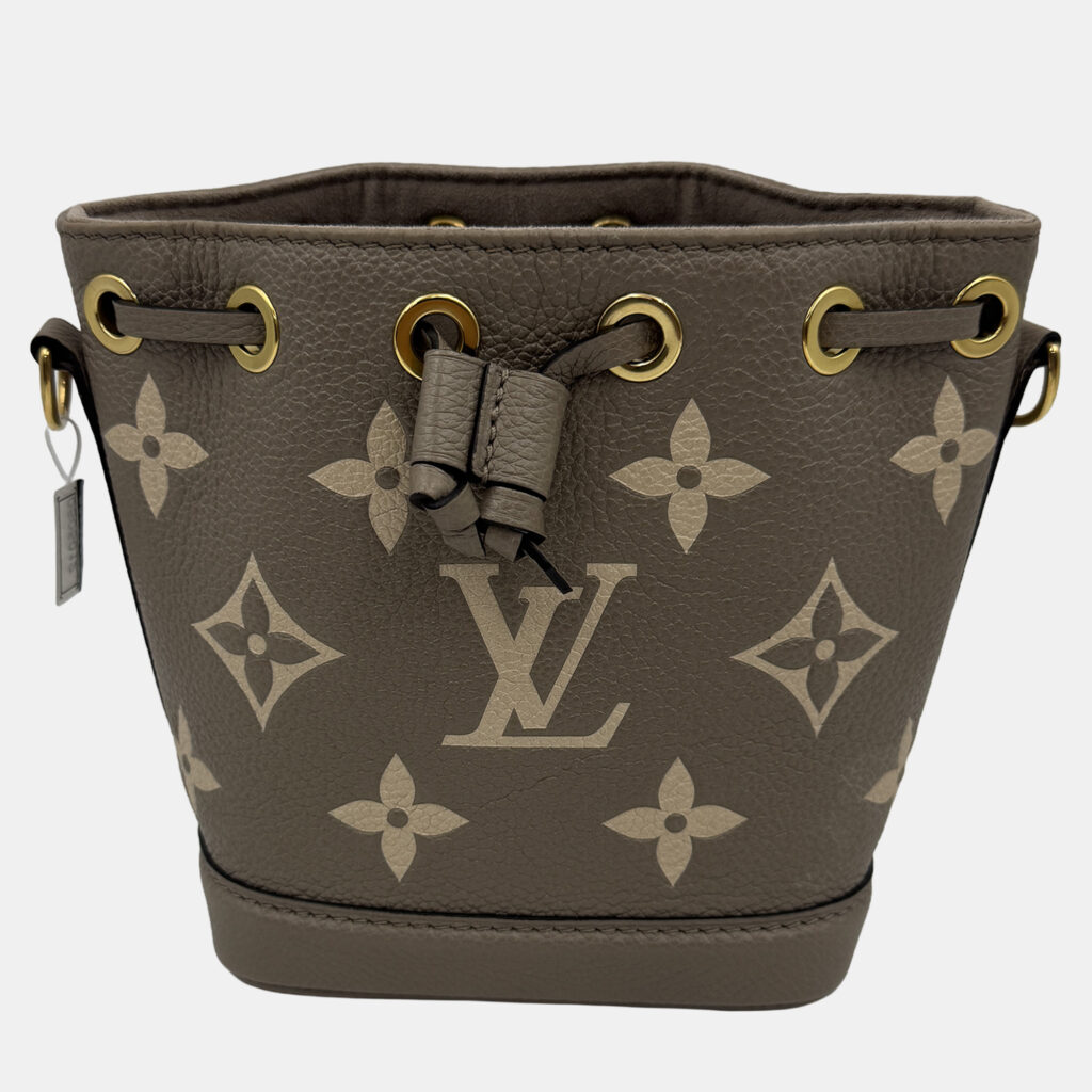 Louis Vuitton Nano Noe Bicolor Monogram Empreinte Shoulder Bag