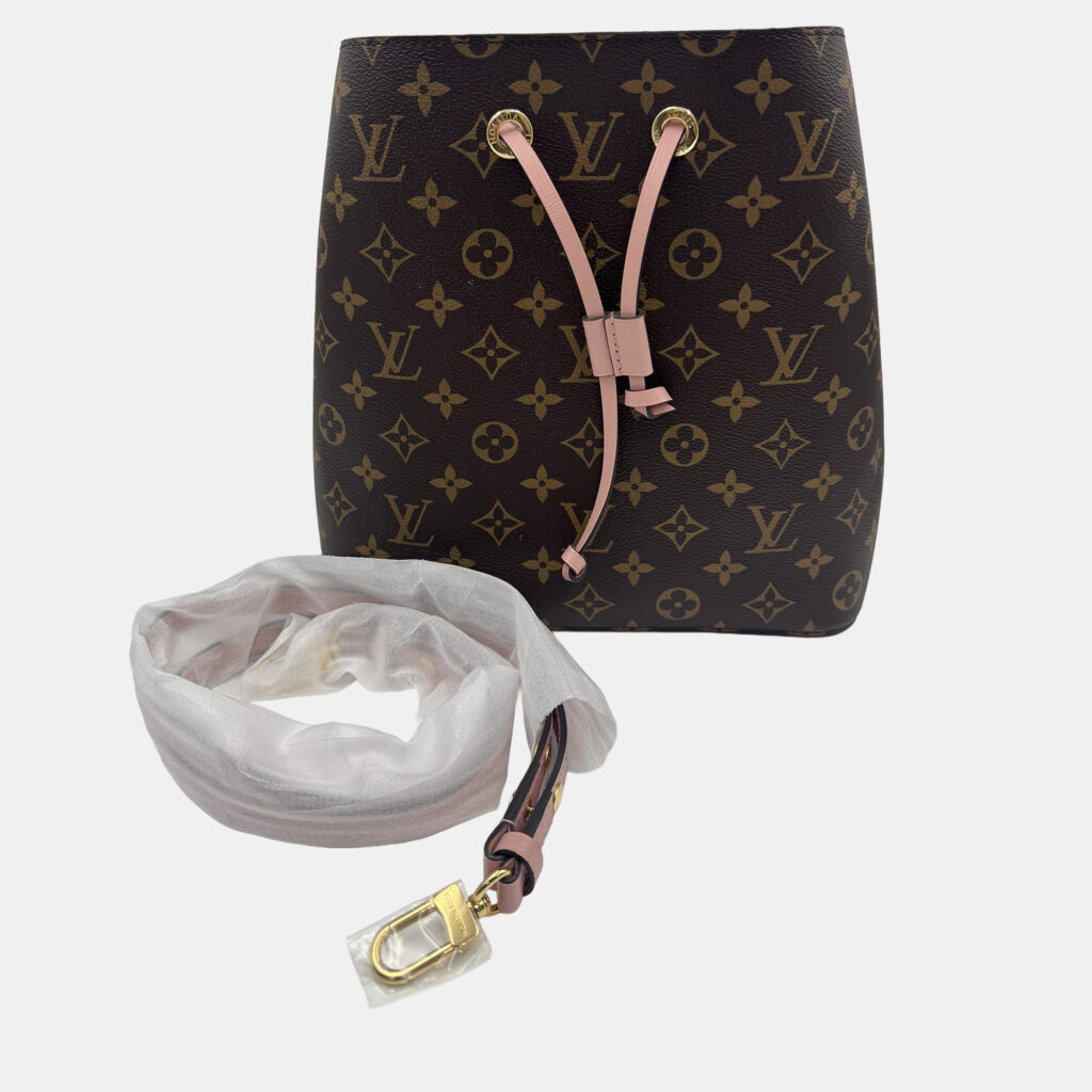 Louis Vuitton Monogram Canvas NeoNoe MM Bag pink Louis Vuitton Monogram Canvas NeoNoe MM Bag pink