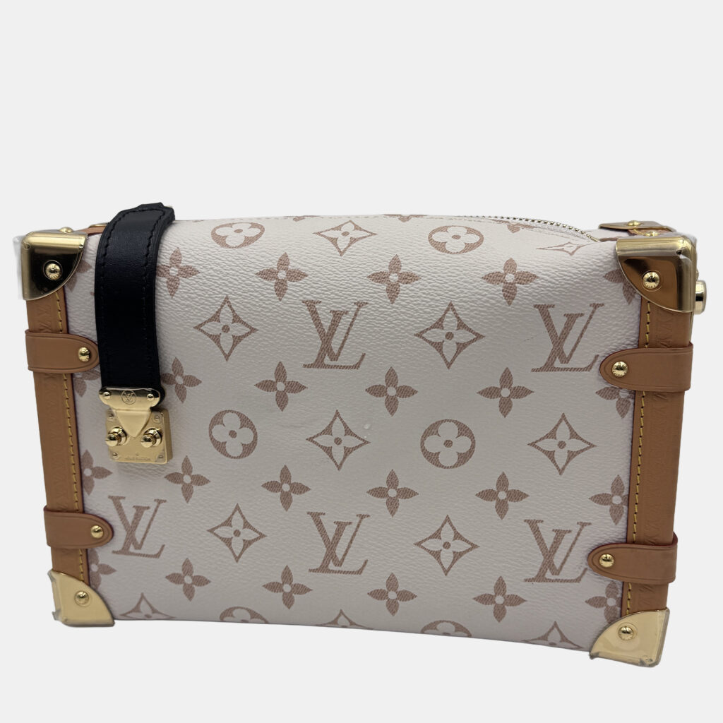 Louis Vuitton Side Trunk Beige Monogram Dune MM Bag