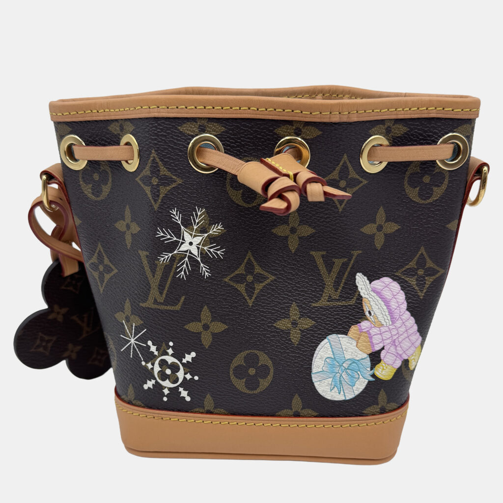 Louis Vuitton Brown Monogram Canvas Vivienne Nano Noe Shoulder Bag