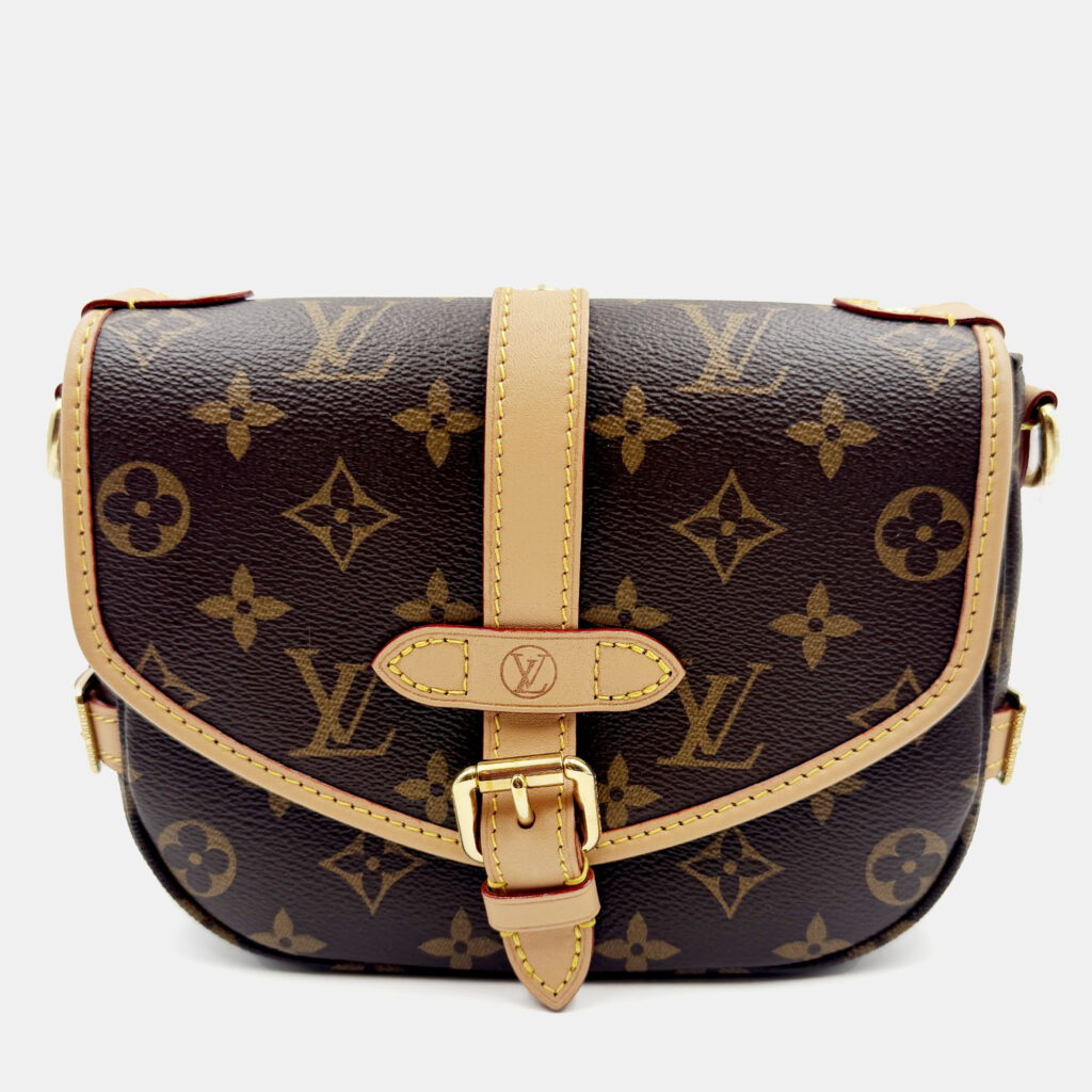 Louis Vuitton Saumur Bb Brown/Beige Monogram Size Bb