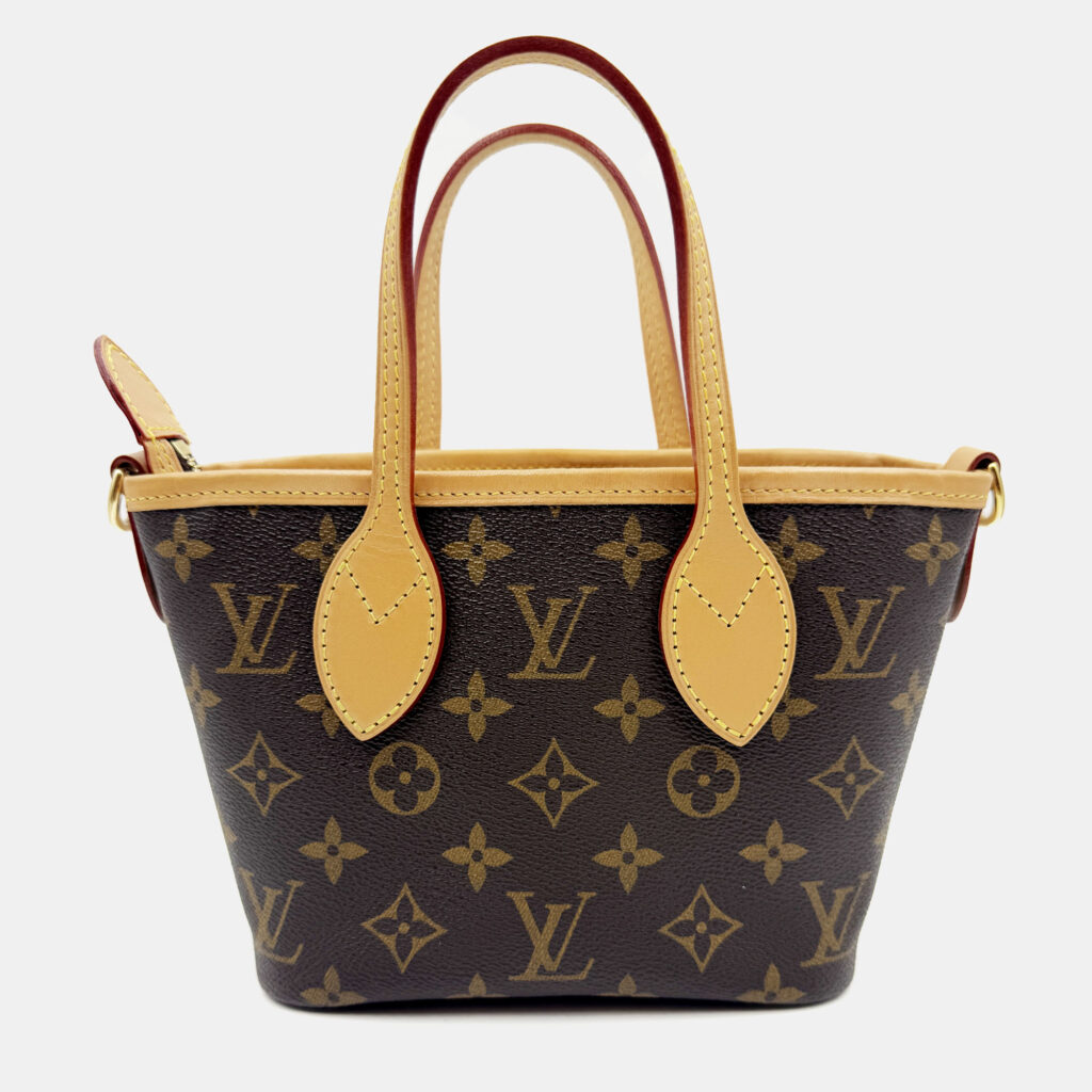 Louis Vuitton Neverfull BB Monogram Canvas Brown/Beige Shoulder Handbag