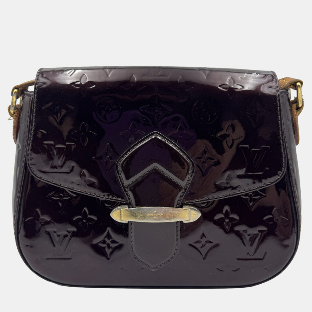 Louis Vuitton Amarante Monogram Vernis Leather Bellflower GM Bag