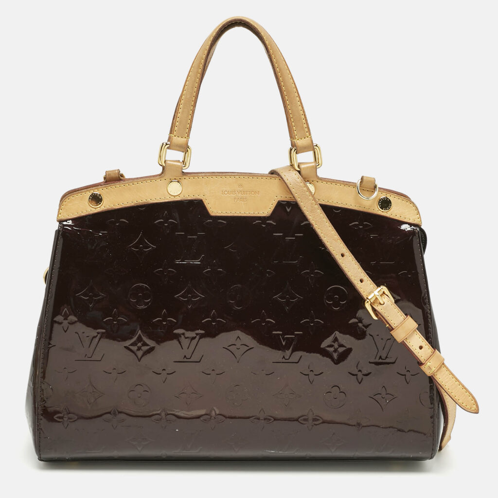 Louis Vuitton Amarante Monogram Vernis Brea MM Bag Louis Vuitton Amarante Monogram Vernis Brea MM Bag