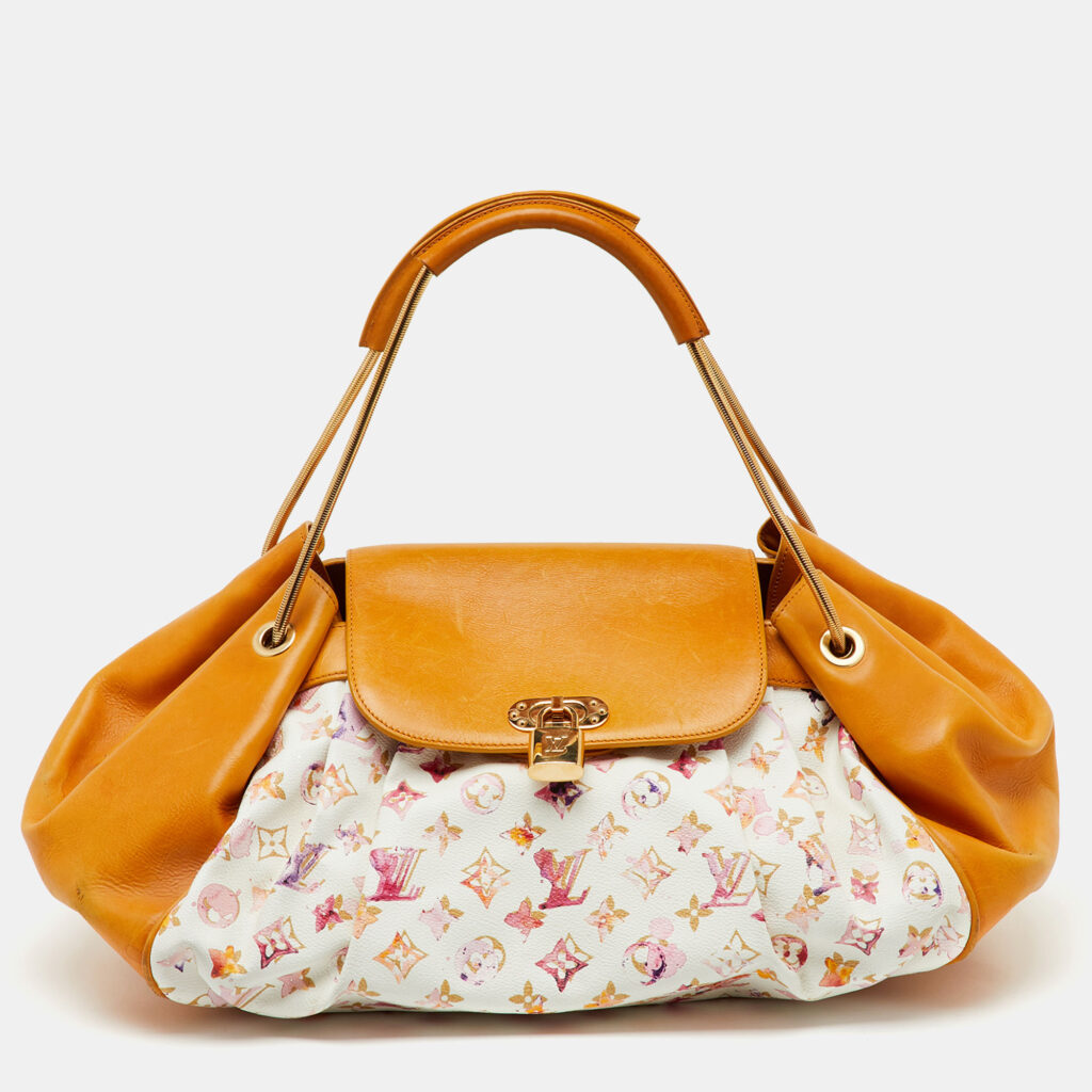 Louis Vuitton Limited Edition Richard Prince Monogram Watercolor Canvas Aquarelle Jamais Bag Louis Vuitton Limited Edition Richard Prince Monogram Watercolor Canvas Aquarelle Jamais Bag