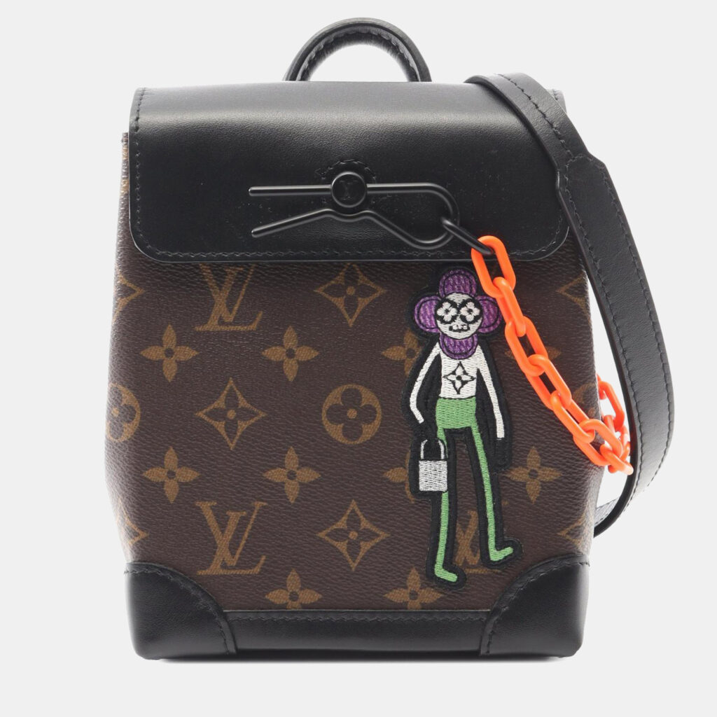 Louis Vuitton Black/Brown Monogram Zoom with Friends Steamer XS Louis Vuitton Black/Brown Monogram Zoom with Friends Steamer XS