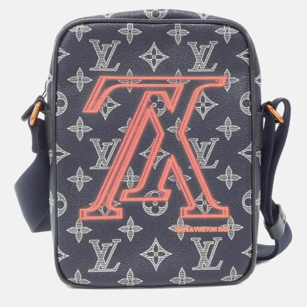 Louis Vuitton Danube Ink Upside Down Monogram Canvas Shoulder Bag
